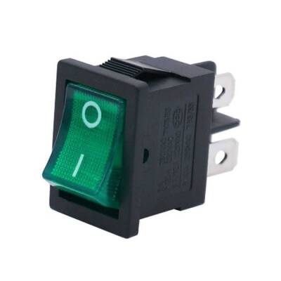 RL3-4 ON-OFF Green Light Switch 4-Pin KCD1 - 1