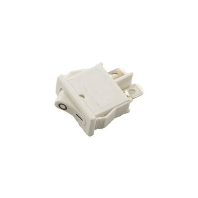 RL3-4 White On/Off Switch 2 Pin T85 - 1