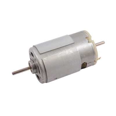 RS555 24V 10000RPM Redüktörsüz DC Motor - Çift Milli - 1