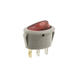 RS601 Oval Illuminated On/Off Switch 3 Pin - 1