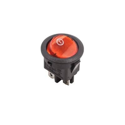 RS601 Spring Loaded 3-Pin ON-OFF Switch - Black - 1