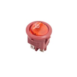 RS601 Spring Loaded 3-Pin ON-OFF Switch - Red 