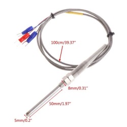 RTD PT100 Stainless Steel Temperature Sensor - 2