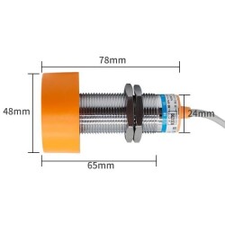 SC-3025AL 6-36V 25mm NO Inductive Distance Sensor - 2