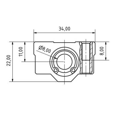 SC8UU 8mm Linear Bearing - 3