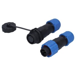 SD13 3 Pin 13mm Waterproof Connector Kit - 1