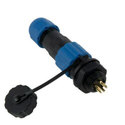 SD13 5 Pin 13mm Waterproof Connector Kit - Panel Type 