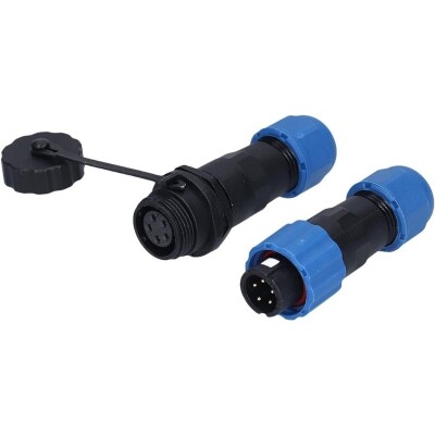 SD13 5 Pin 13mm Waterproof Connector Kit - 1