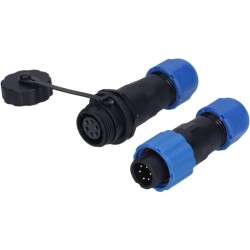 SD13 6 Pin 13mm Waterproof Connector Kit 