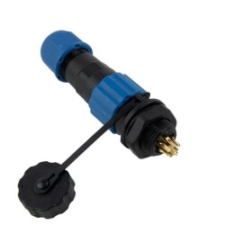 SD13 7 Pin 13mm Waterproof Connector Kit - Panel Type 