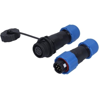 SD13 7 Pin 13mm Waterproof Connector Kit - 1