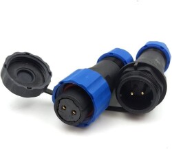 SD16 2 Pin 16mm Waterproof Connector Kit - 1