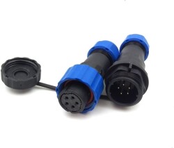 SD16 5 Pin 16mm Waterproof Connector Kit - 1