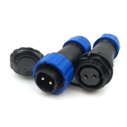 SD20 2 Pin 20mm Waterproof Connector Kit - 1