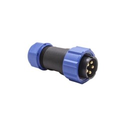 SD20 5 Pin 20mm Waterproof Male Connector 