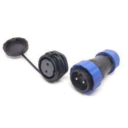 SD28 2 Pin 28mm Waterproof Connector Kit - Panel Type 