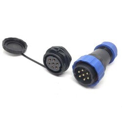 SD28 7 Pin 28mm Waterproof Connector Kit - Panel Type - 1