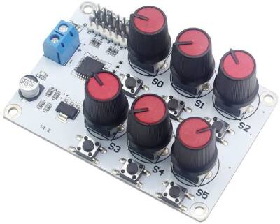 Servo Motor Control Card with 6 Channel Potentiometer - 1