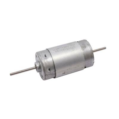 SF2695 12V 400 RPM Double Shaft DC Motor Without Gearbox - 1