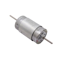 SF2695 12V 400 RPM Double Shaft DC Motor Without Gearbox - 2