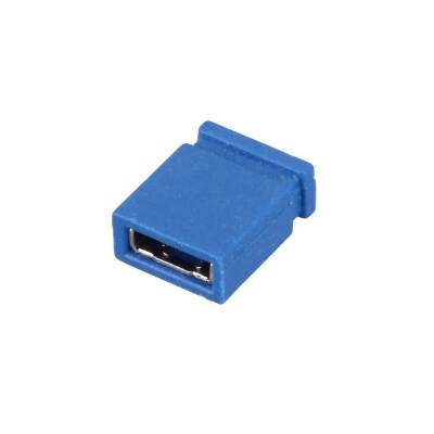 Short Circuit Jumper 2.54mm Blue 2 Pin - 1