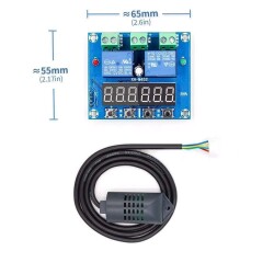 SHT20 Temperature and Humidity Controlled 2 Channel Independent Relay M - 1