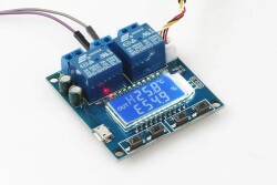 SHT20 Temperature and Humidity Controlled 2 Channel Independent Relay Module XH-M452 - 3