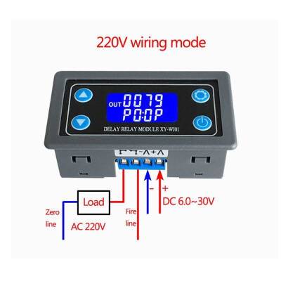 Sıcaklık Kontrol Cihazı - Röle Çıkışlı Dijital Termostat XY-WT01 - 3