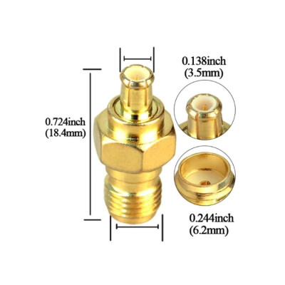 SMA Dişi - MCX-KJ Erkek Coaxial Konnektör - 2