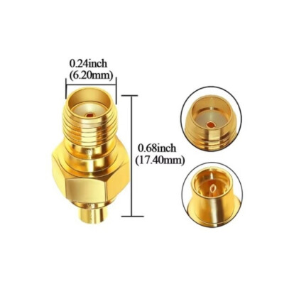 SMA Dişi - MMCX-KK Dişi Coaxial Konnektör - 2