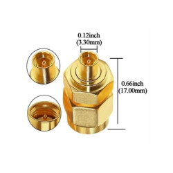 SMA Erkek - MMCX-JK Erkek Coaxial Konnektör - 2