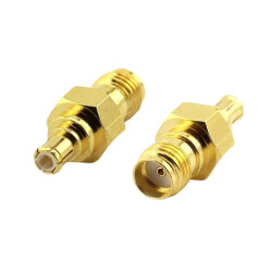 SMA Female - MCX-KJ Male Coaxial Connector - 1