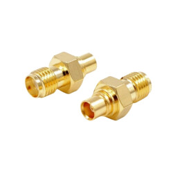 SMA Female - MCX-KK Female Coaxial Connector - 1