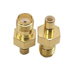 SMA Female - SMB-KJ Male Coaxial Connector - 1