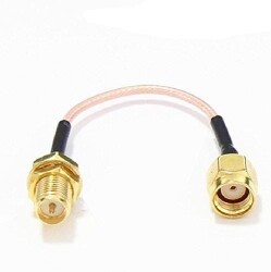 SMA RP Male - 60mm Drone Antenna Extension Cable 