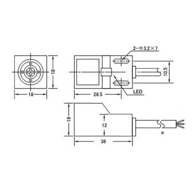 SN04-D 6-36V 5mm NO Inductive Distance Sensor - 2