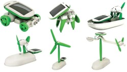 Solar Powered 6 Robot Educational Kit - 1