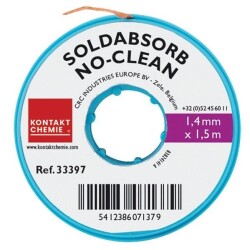 SOLDABSORB Desoldering Wire 1.4 mm - 1.5 Meters 