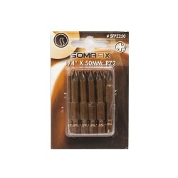 Somafix PZ2 1/4 50mm Screwdriver Bit with 10 