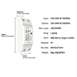 Sonoff Basic R2 Wifi Akıllı Ev Rölesi - 4