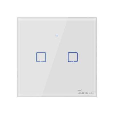 Sonoff TX-T0EU2C Touch Dual Wifi Light Switch - 2