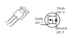 SPW17N80 - 800V 17A Mosfet - TO247 - 2