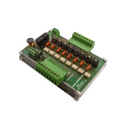 SSR-08 2A 8 Channel SSR Relay Module - Rail Mounted - 1