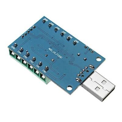 STM32 10 Channel 12 Bit USB-UART Communication ADC Module - 2