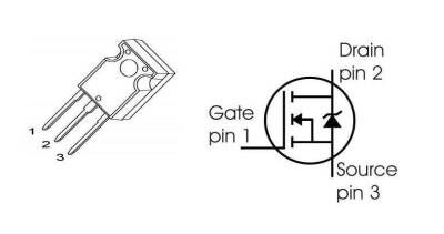 STW45NM60 - 600V 45A Mosfet - TO247 - 2