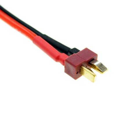 T-Plug Erkek Lipo Pil Şarj Kablosu 10 cm - 2