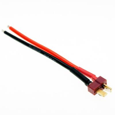 T-Plug Male Lipo Battery Charging Cable 10 cm - 1