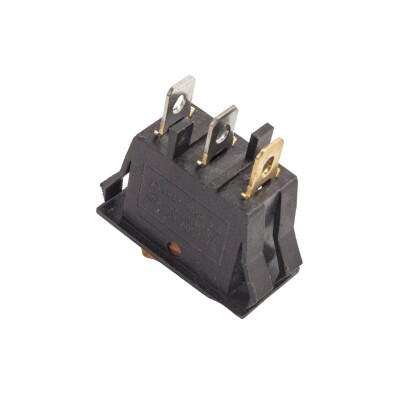 T85 Single Narrow Illuminated On/Off Switch - Yellow - 2