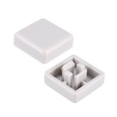 Tact Switch Cover Square Gray - Compatible with 10x10x5mm - 1