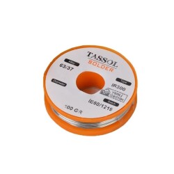 Tassol 0.75 mm 100gr Solder Wire (63% Tin / 37% Lead) 